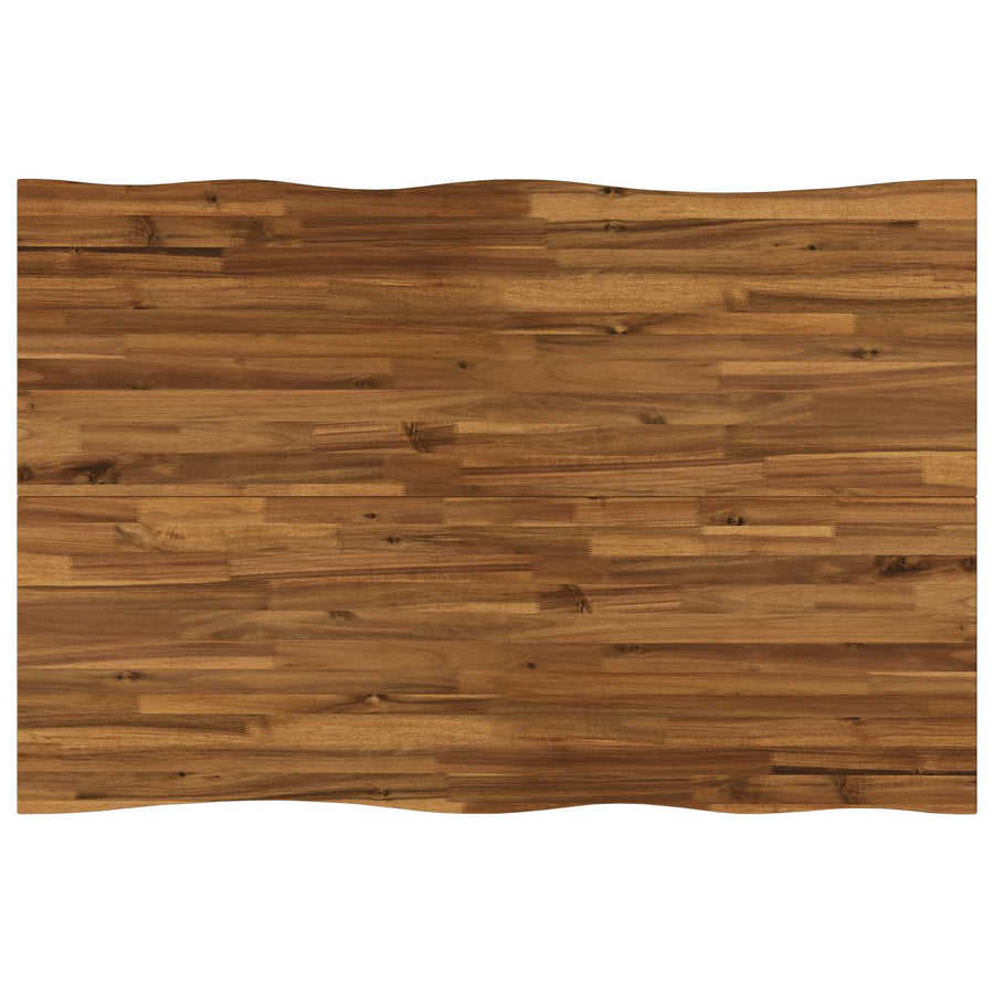 120 x 70 x 75 cm Massief Acaciahout Natuurlijk en Koffie