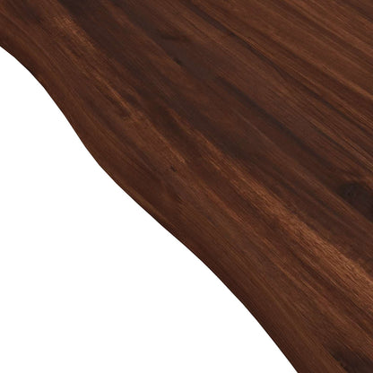 140 x 70 x 75 cm Massief Acaciahout Donkerbruin en Zwart