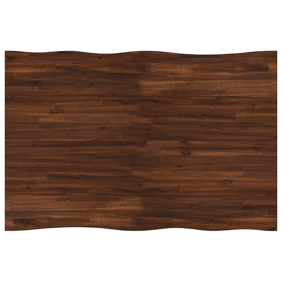 140 x 70 x 75 cm Massief Acaciahout Donkerbruin en Zwart