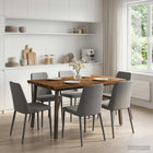 Eettafel 120x90x75 cm massief acaciahout
