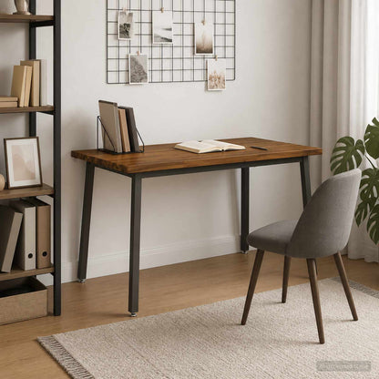 120 x 90 x 75 cm Massief Acaciahout Natuurlijk en Koffie