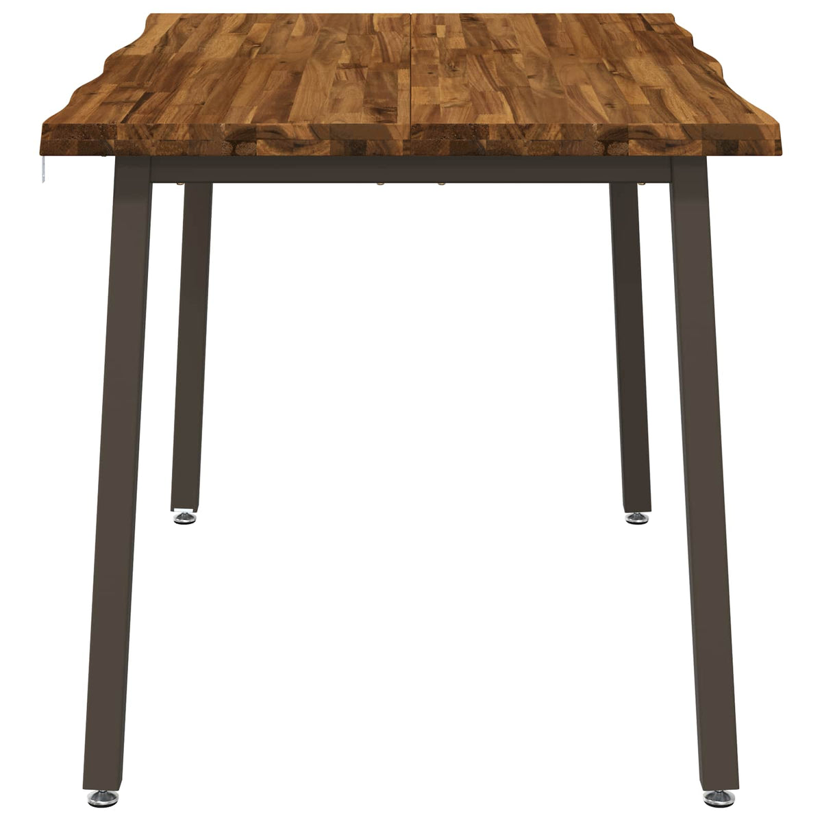120 x 80 x 75 cm Massief Acaciahout Natuurlijk en Koffie