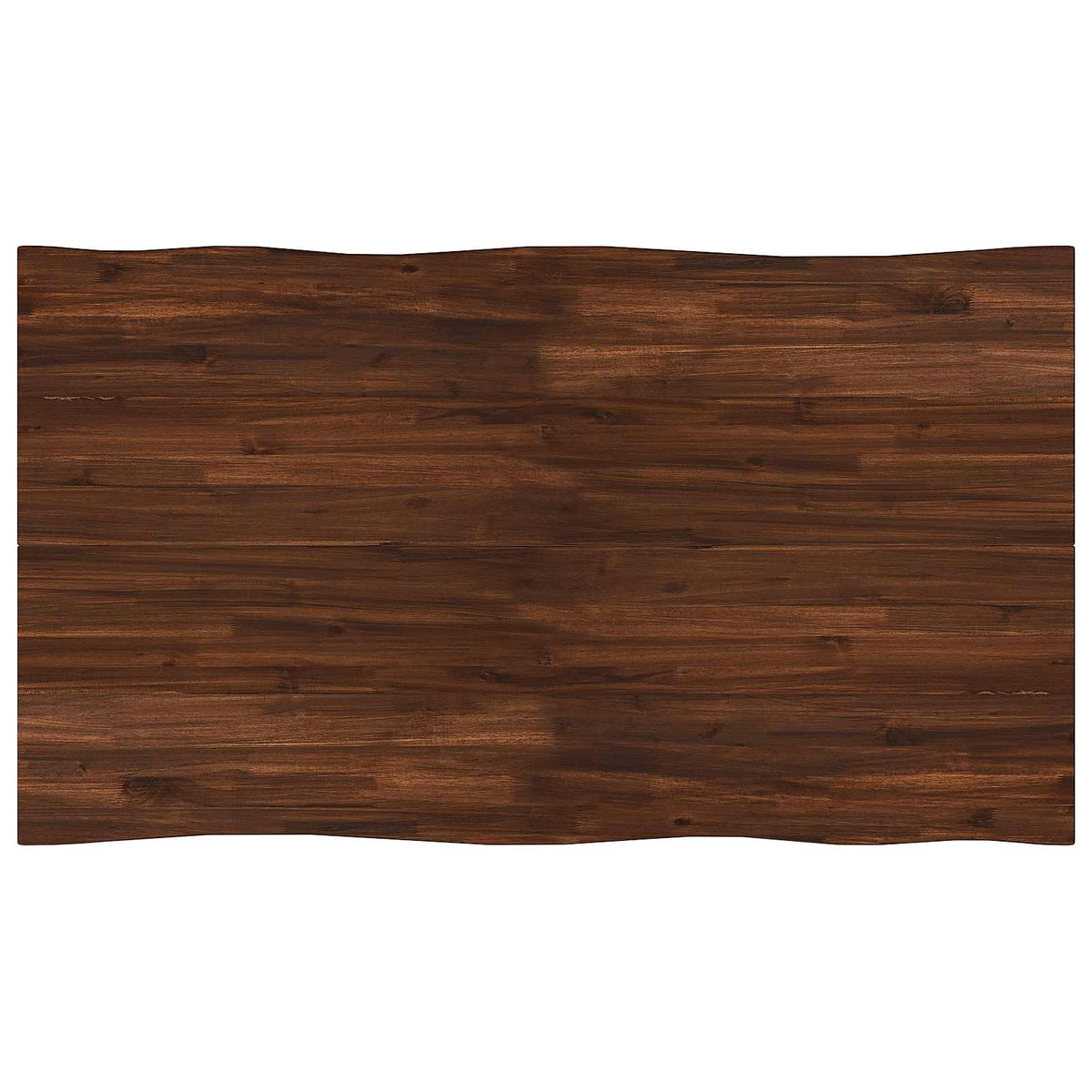 140 x 80 x 75 cm Massief Acaciahout Donkerbruin en Wit