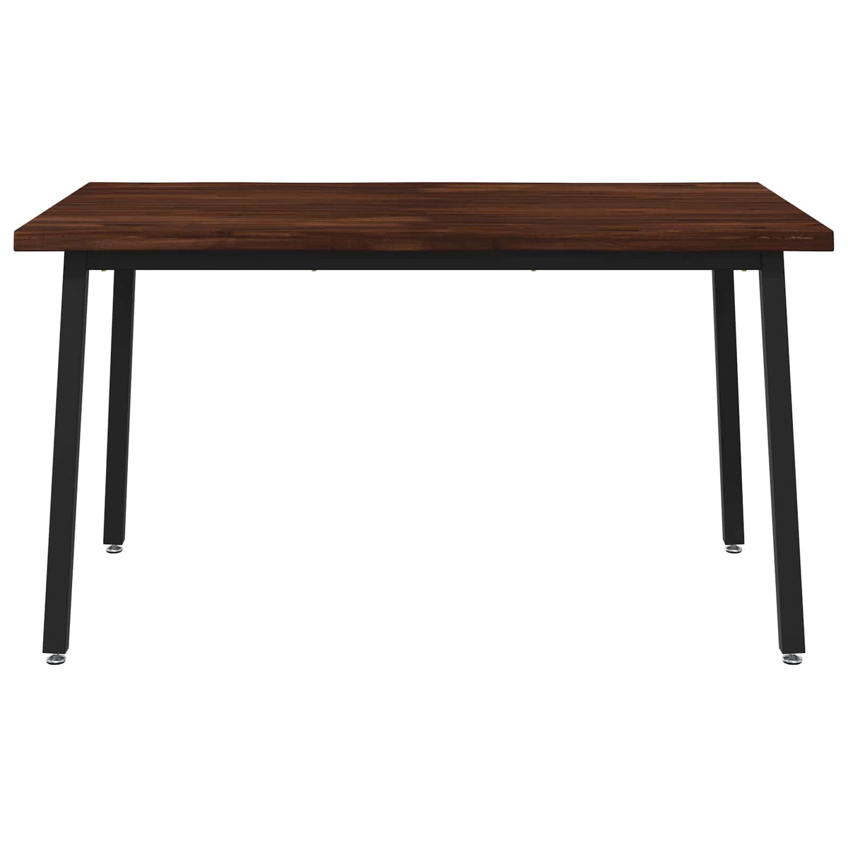 120 x 90 x 75 cm Massief Acaciahout Donkerbruin en Zwart