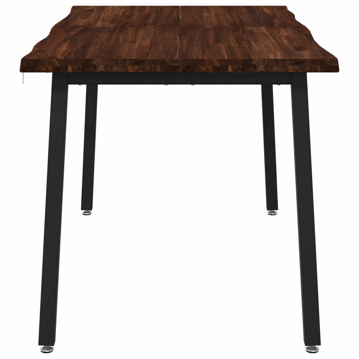 120 x 90 x 75 cm Massief Acaciahout Donkerbruin en Zwart