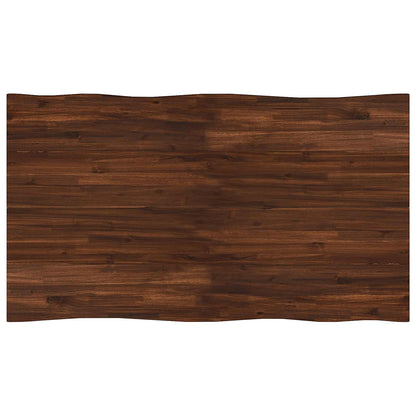 120 x 90 x 75 cm Massief Acaciahout Donkerbruin en Zwart