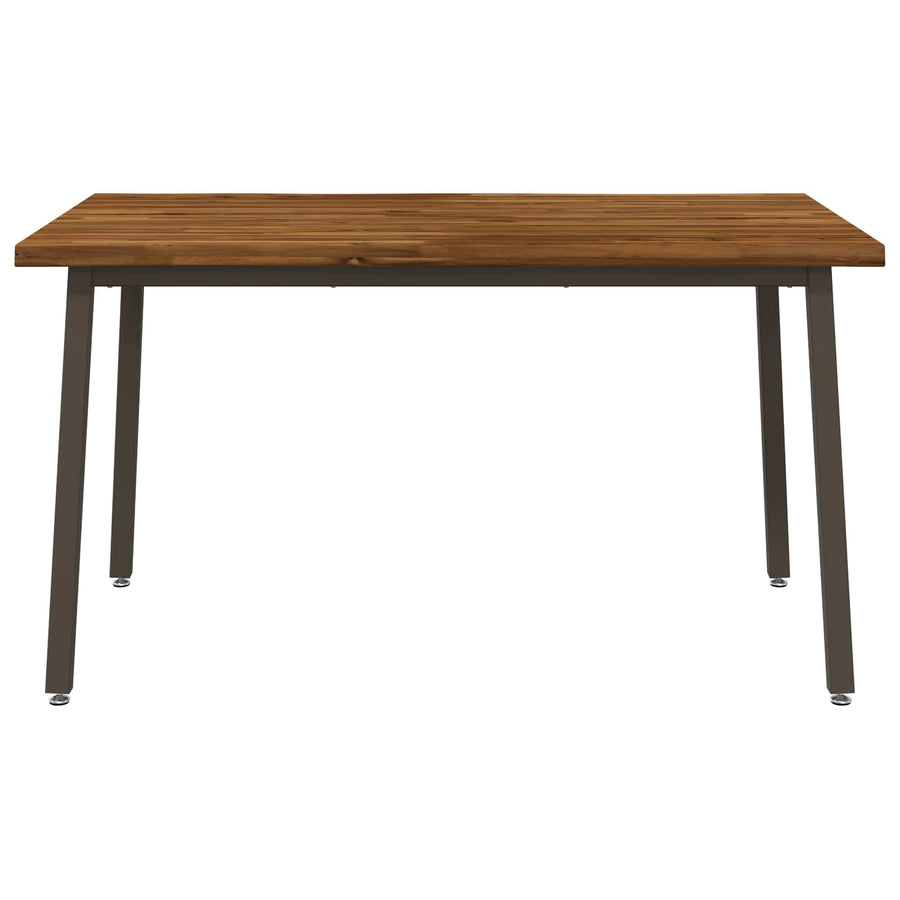 120 x 90 x 75 cm Massief Acaciahout Natuurlijk en Koffie