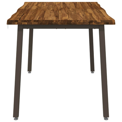 120 x 90 x 75 cm Massief Acaciahout Natuurlijk en Koffie
