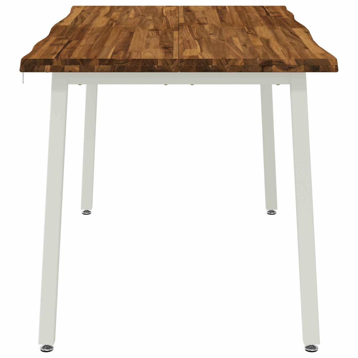120 x 90 x 75 cm Massief Acaciahout Natuurlijk en Wit