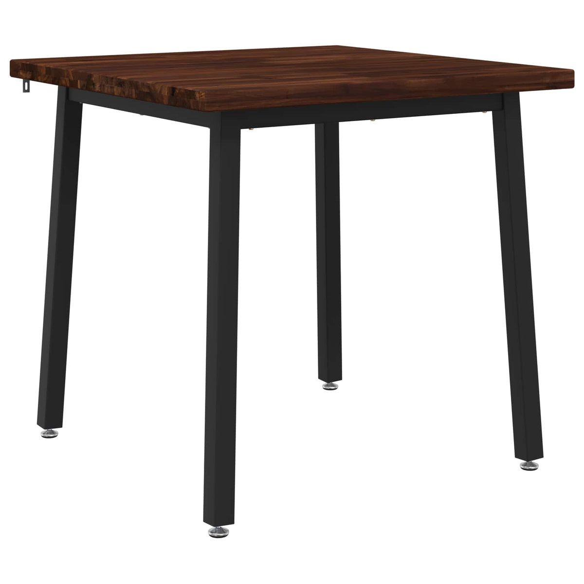60 x 55 x 75 cm Massief Acaciahout Donkerbruin en Zwart