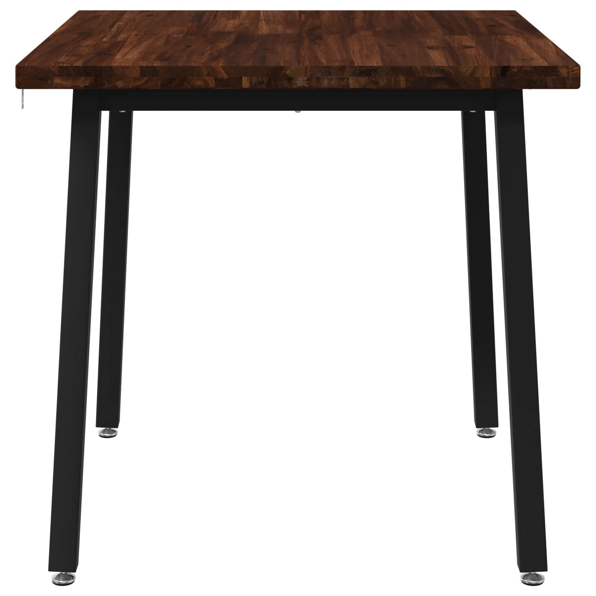 60 x 55 x 75 cm Massief Acaciahout Donkerbruin en Zwart