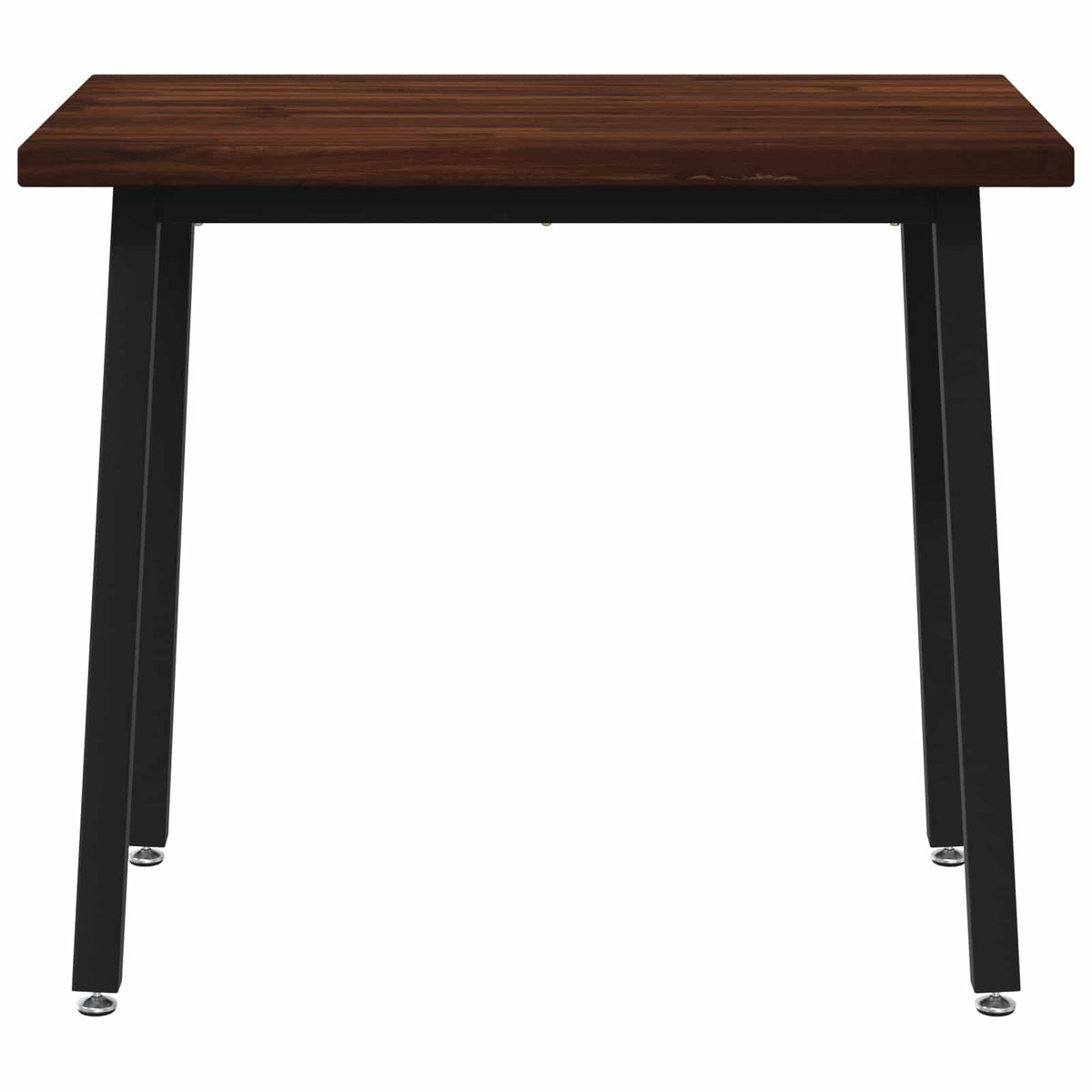 90 x 55 x 75 cm Massief Acaciahout Donkerbruin en Zwart