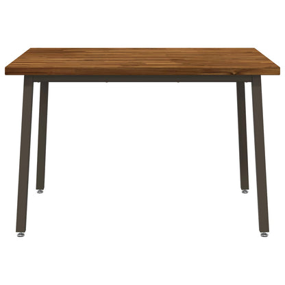 120 x 70 x 75 cm Massief Acaciahout Natuurlijk en Koffie
