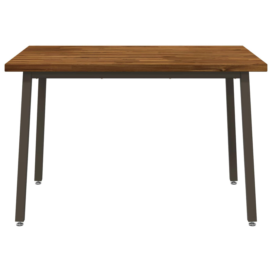 120 x 80 x 75 cm Massief Acaciahout Natuurlijk en Koffie