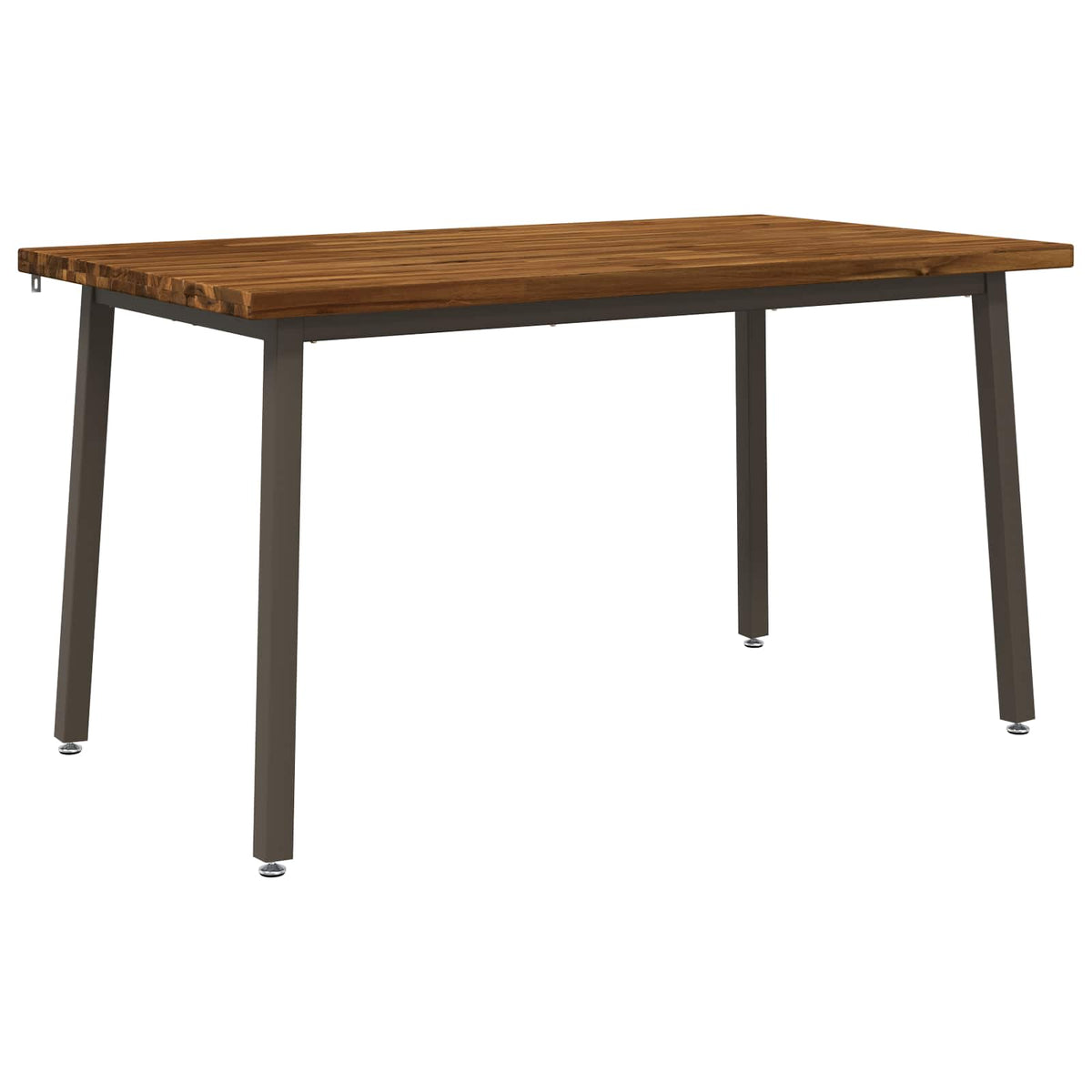 140 x 80 x 75 cm Massief Acaciahout Natuurlijk en Koffie