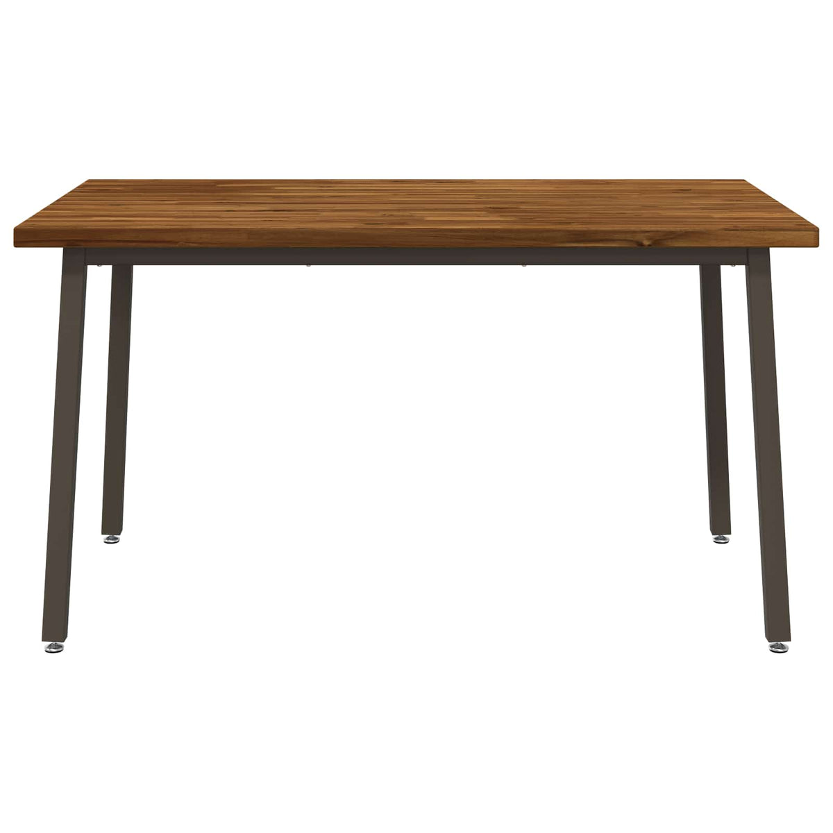 140 x 80 x 75 cm Massief Acaciahout Natuurlijk en Koffie