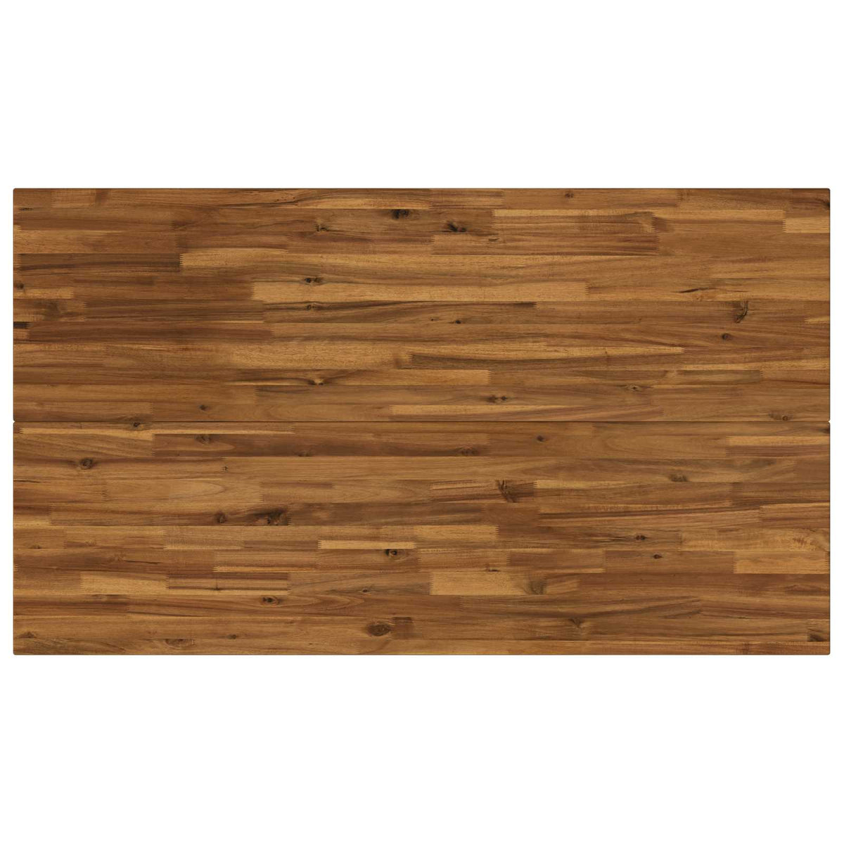 140 x 80 x 75 cm Massief Acaciahout Natuurlijk en Wit