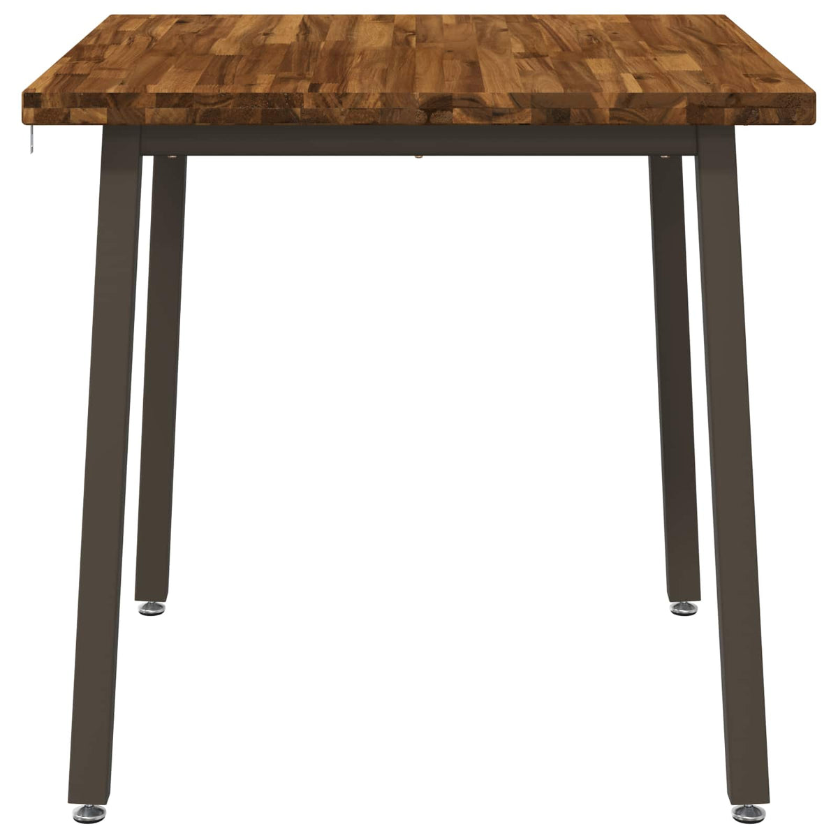 90 x 90 x 75 cm Massief Acaciahout Natuurlijk en Koffie