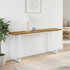 Tafelblad 160x30 cm massief acacihout wit