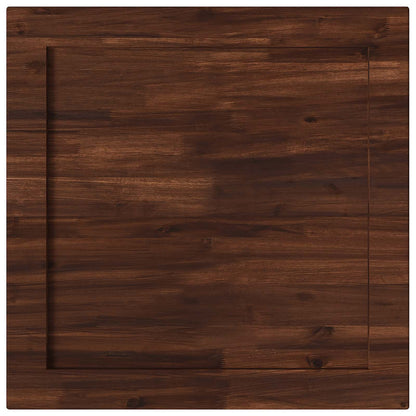 Rechthoekig Tafelblad 70 x 70 x 3,5 cm Vierkant Donkerbruin
