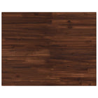 Tafelblad 90x50x3.5 cm massief acaciahout donkerbruin