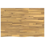Tafelblad acaciahout 90x60x3,5 cm wit live edge