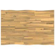 Tafelblad 90x50 cm massief acaciahout wit