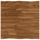 Tafelblad massief acaciahout 70x70 cm naturel live edge