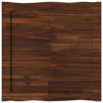 Rechthoekig Tafelblad 90 x 90 x 3,5 cm Vierkant Donkerbruin