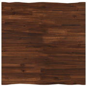 Tafelblad acaciahout 90x90 cm donkerbruin