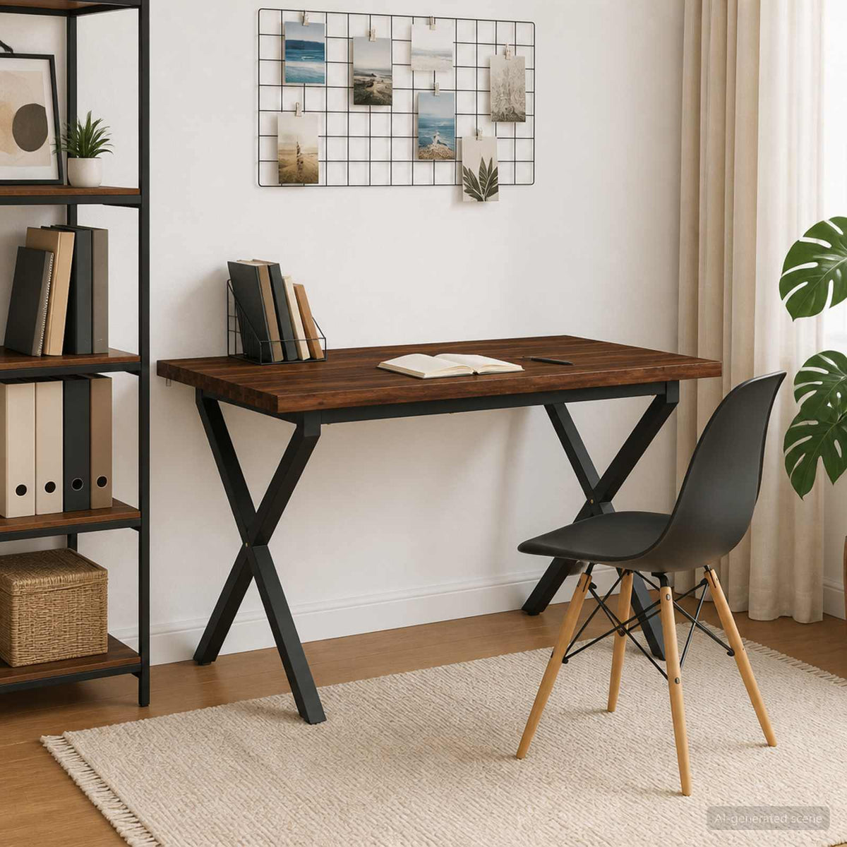 Live Edge Eettafel 90 x 55 x 75 cm Massief Acaciahout