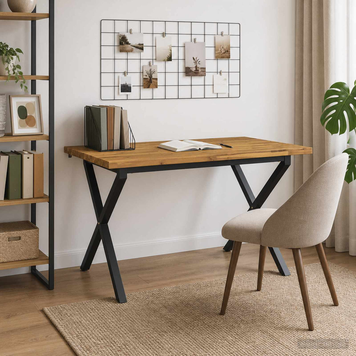 Live Edge Eettafel 120 x 70 x 75 cm Massief Acaciahout