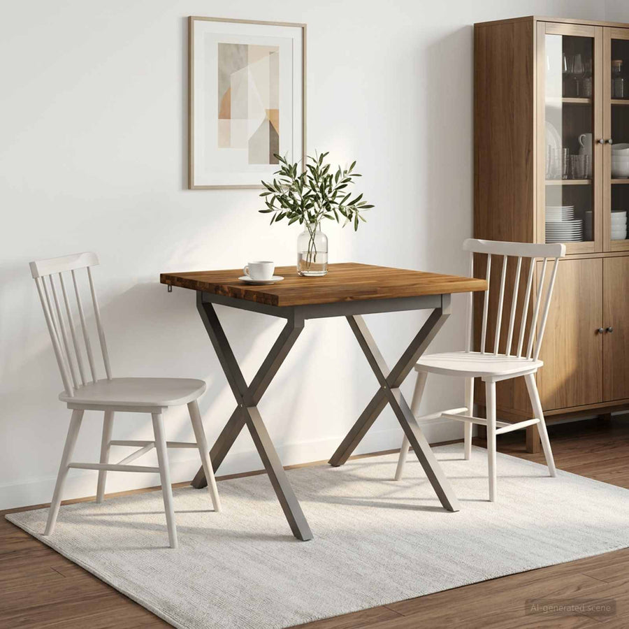 Vierkante Eettafel 60 x 55 x 75 cm Massief Acaciahout