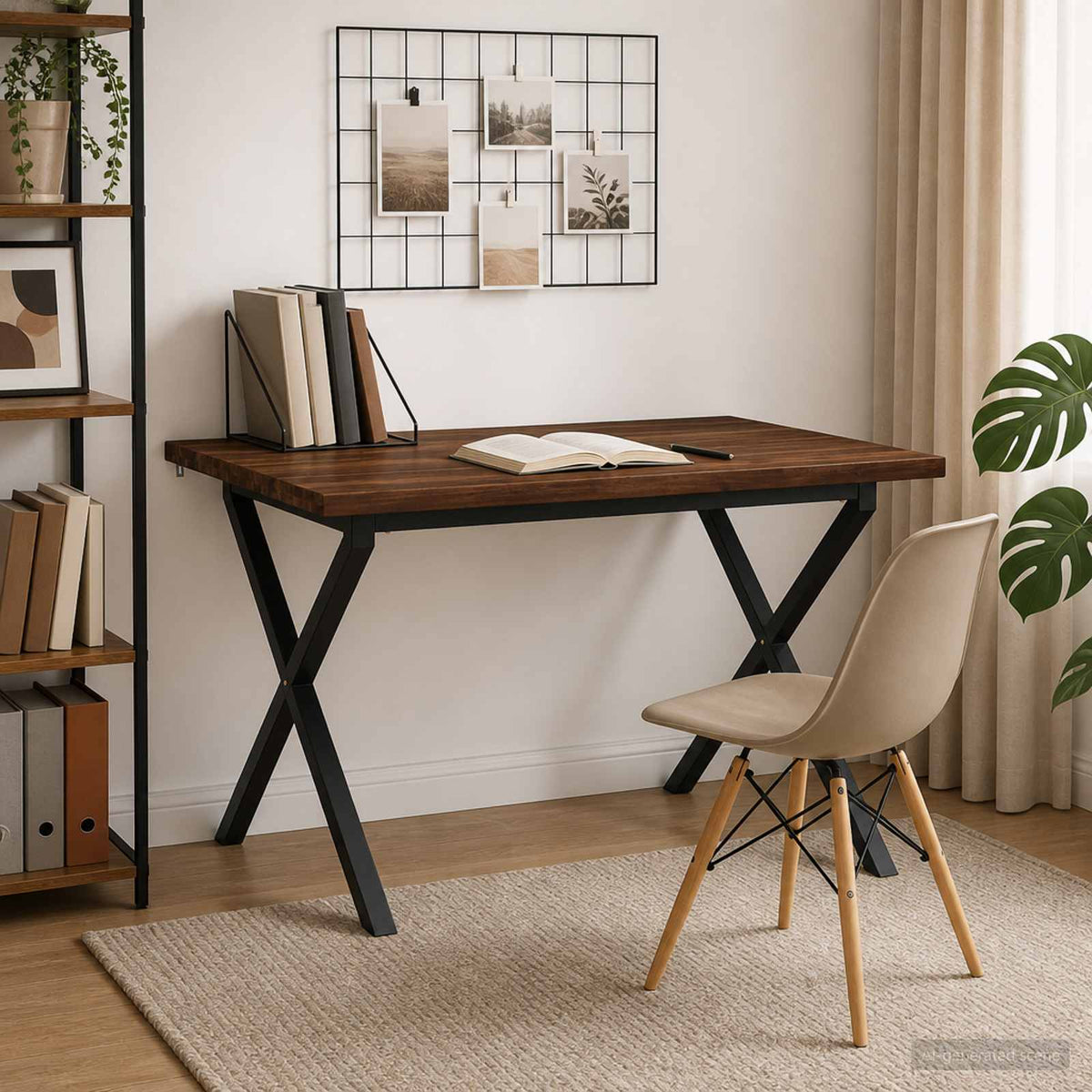 Vierkante Eettafel 120 x 70 x 75 cm Massief Acaciahout