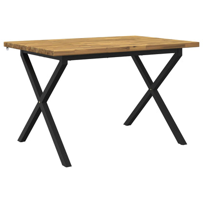 Vierkante Eettafel 120 x 80 x 75 cm Massief Acaciahout