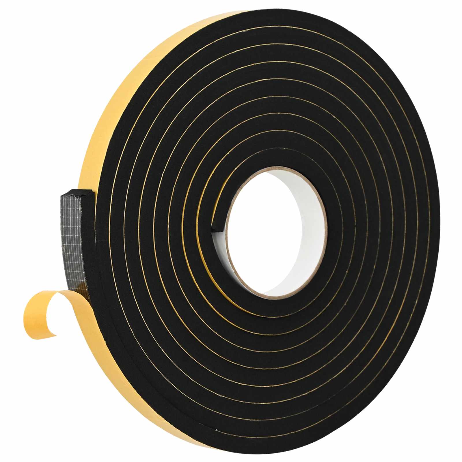Zelfklevende schuimtape 10 pcs Zwart 15mm x 5m CR Schuim