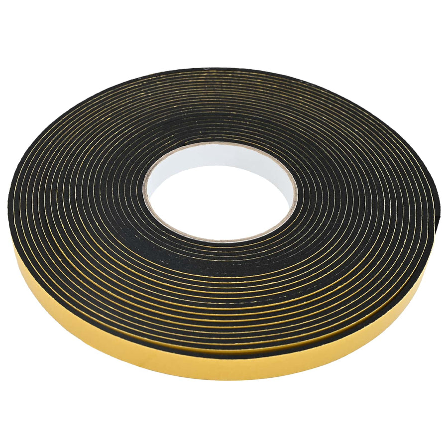 Zelfklevende schuimtape Zwart 20mm x 10m CR Schuim