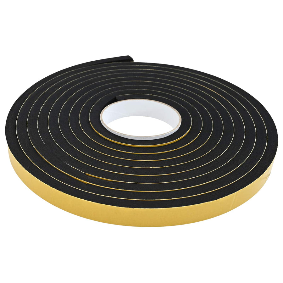 Zelfklevende schuimtape 4 pcs Zwart 20mm x 5m CR Schuim