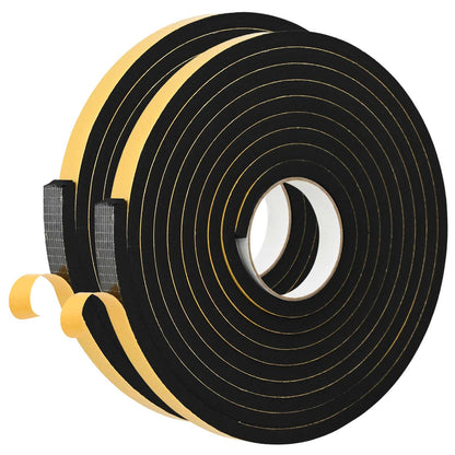 Zelfklevende schuimtape 2 pcs Zwart 20mm x 5m CR Schuim