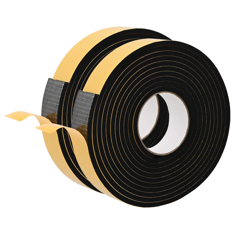 Zelfklevende schuimtape 2 pcs Zwart 30mm x 5m CR Schuim