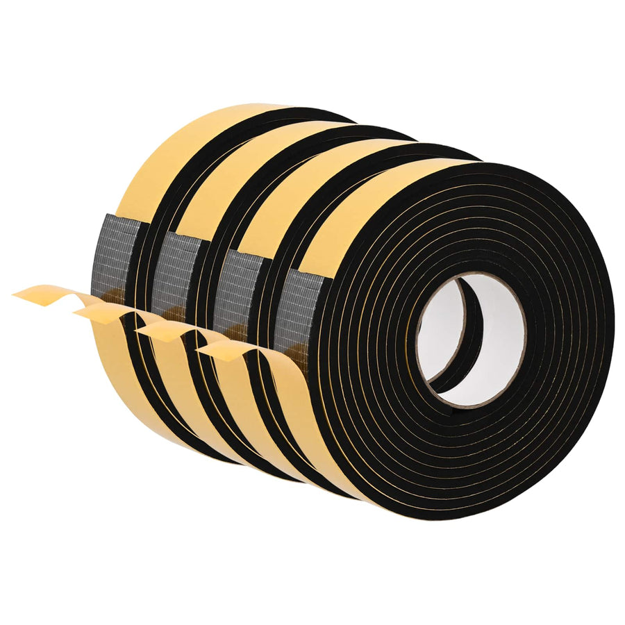 Zelfklevende schuimtape 4 pcs Zwart 30mm x 5m CR Schuim