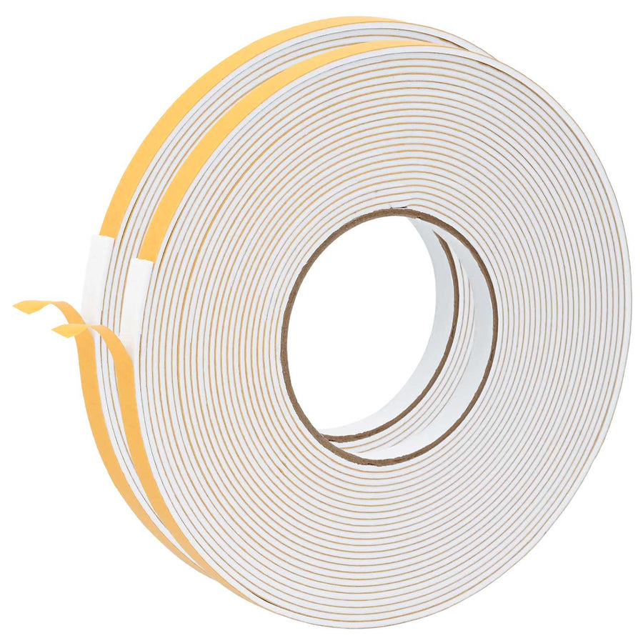 Zelfklevende schuimtape 2 pcs Wit 10mm x 10m CR Schuim