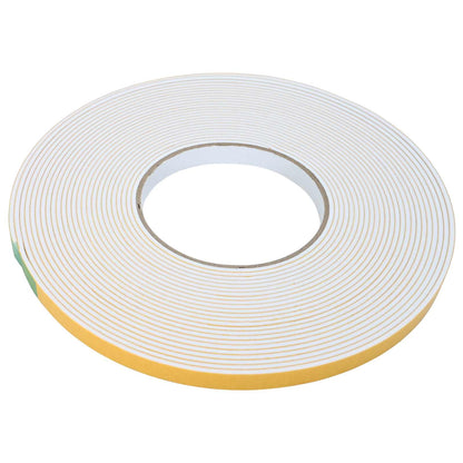 Zelfklevende schuimtape 2 pcs Wit 10mm x 10m CR Schuim