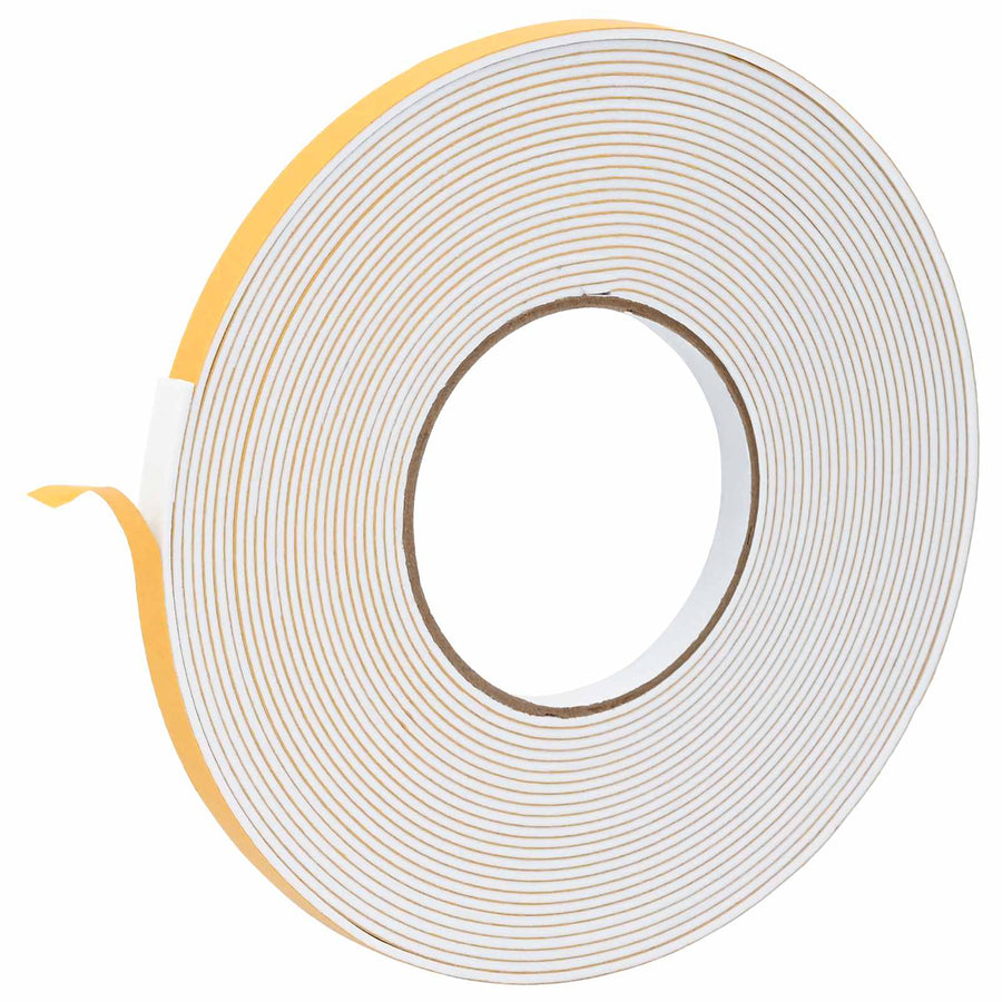 Zelfklevende schuimtape 5 pcs Wit 10mm x 10m CR Schuim
