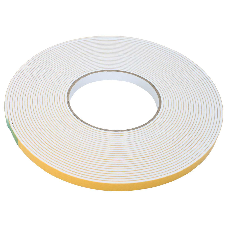 Zelfklevende schuimtape Wit 10mm x 10m CR Schuim
