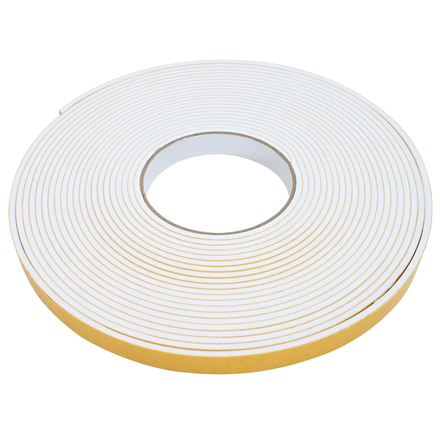 Zelfklevende schuimtape 5 pcs Wit 10mm x 10m CR Schuim