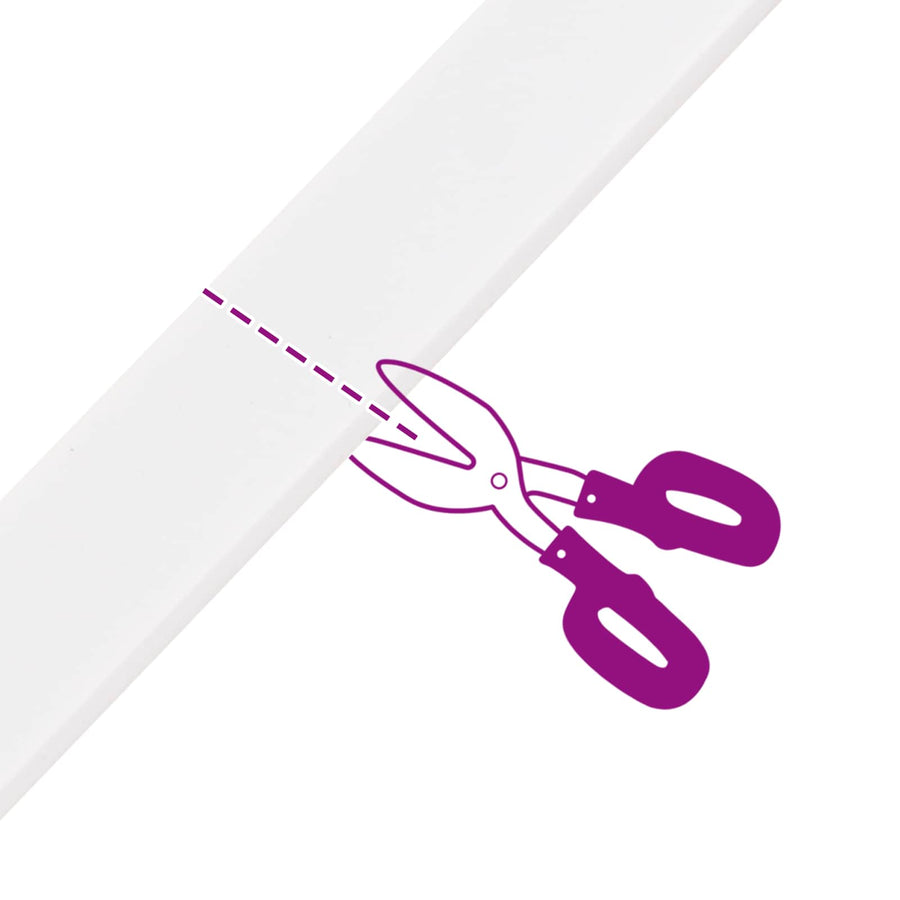 Zelfklevende schuimtape 10 pcs Wit 15mm x 10m CR Schuim