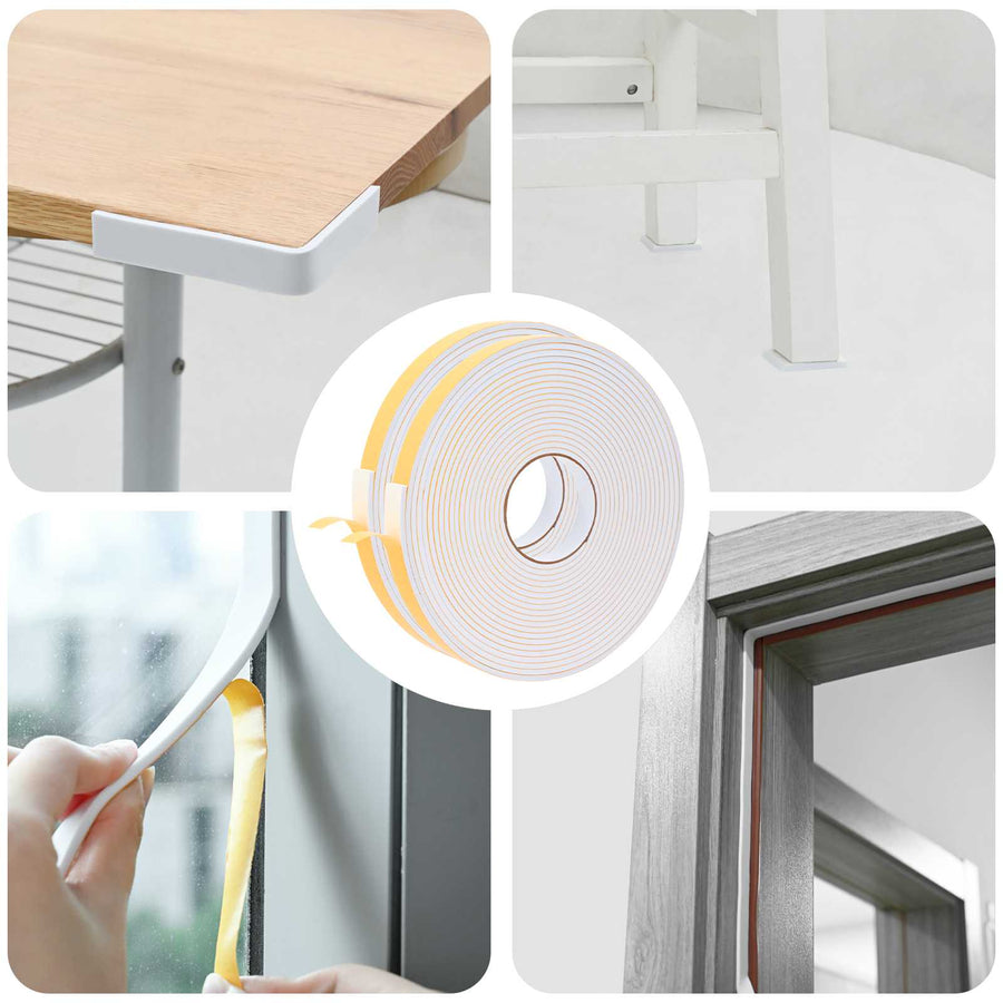 Zelfklevende schuimtape 2 pcs Wit 20mm x 10m CR Schuim