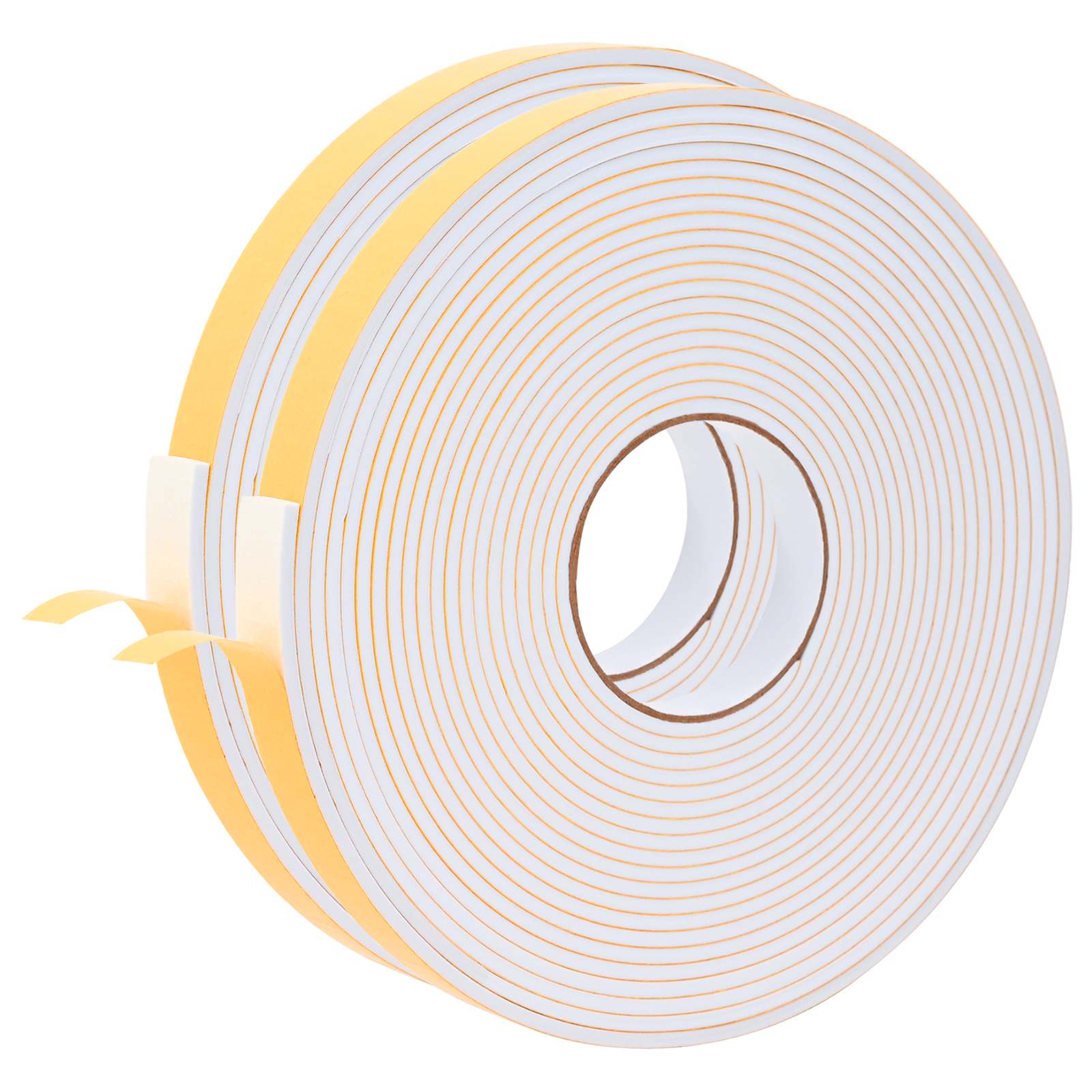 Zelfklevende schuimtape 2 pcs Wit 20mm x 10m CR Schuim