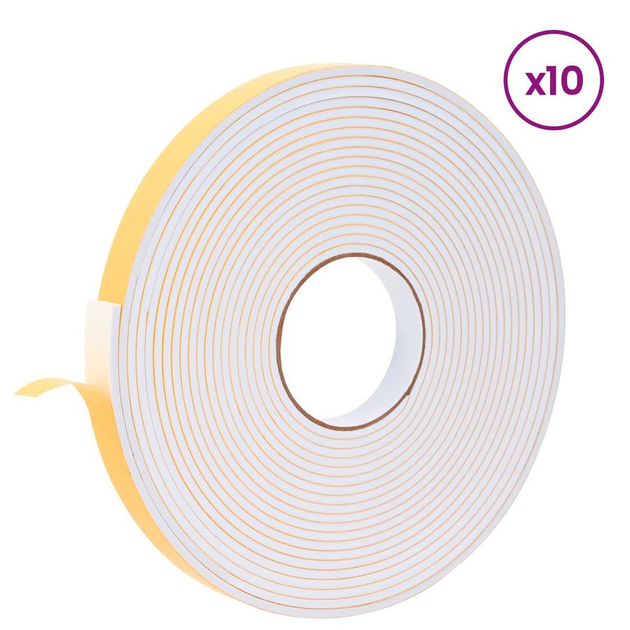 Zelfklevende schuimtape 10 pcs Wit 20mm x 10m CR Schuim